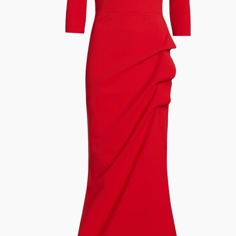 Chiara Boni Scarlet Long Sleeve Dress